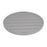 Round Aluminum Light Gray Table Top 580mm Bolero - Modern Style