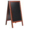 Mahogany Sidewalk Sign 700x1350mm Securit - High Quality