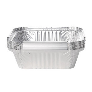 Rectangular Aluminum Trays 450ml - Pack of 500 | Quality and practicality