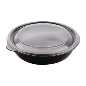 Round Food Trays 750 ml - Pack of 300 - Recyclable PP