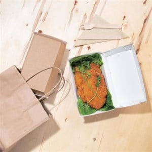 Small Compostable Boxes 172 mm - Pack of 200, Practical and Eco-friendly