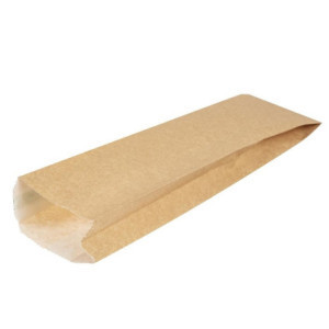 Snackbeutel heiß Vegware 356 x 101 mm kompostierbar - Packung mit 500, FC897