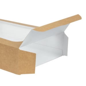 Kompostierbare Standard-Boxen | Vegware - Packung mit 50