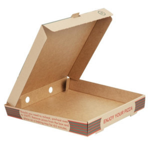 Bedruckbare kompostierbare Pizzakartons 311mm - Packung mit 100 Stück von FourniResto