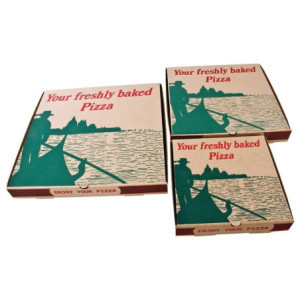 Compostable Pizza Boxes 358mm Pack of 50 - Environmentally friendly