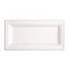 Rectangular Compostable Bagasse Plates 258mm