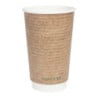 Gobelets Boissons chaudes Double Paroi Compostables 455 ml - Lot de 500 par Vegware