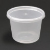 Microwavable Sauce Pots 150 ml - Pack of 100 - Polypropylene Quality