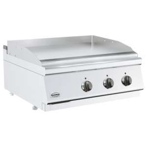 Electric Chrome Smooth Plancha - 7200 W, CombiSteel: Cook with precision and comfort.