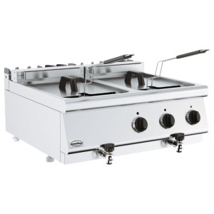 Electric Fryer Countertop 700 - CombiSteel: Prepare crispy fries with ease!