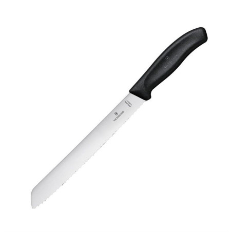 Brotmesser schwarz 21 cm Victorinox - Schneidet mühelos