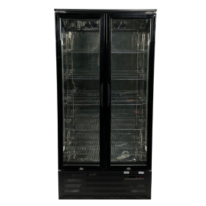 Rückkühlschrank Schwarz Hoch - 458 L - CombiSteel