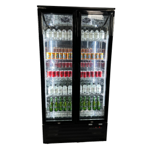 Black High Refrigerated Back Bar - 458 L - CombiSteel