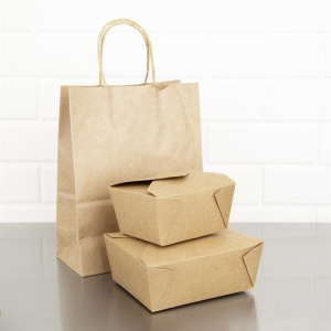 Compostable Cardboard Food Boxes 1200 ml - Pack of 200 | Eco-friendly & Practical