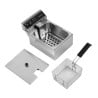 Professional Deep Fryer 10 L 3000 W Stainless Steel — Thermostat