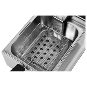 Professionelle Fritteuse 10 L 3000 W Edelstahl — Thermostat