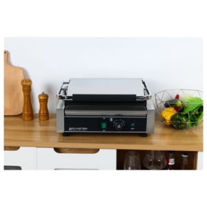 Grill Panini Pro 2200 W Gerillt 340x220 mm Inox