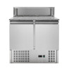 Refrigerated Pizza Counter - 2 Doors - 5 GN 1/6 Pans - Dynasteel