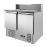 Refrigerated Pizza Counter - 2 Doors - 5 GN 1/6 Pans - Dynasteel
