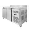 2-Door GN1/1 Refrigerated Table - Depth 700 with Backsplash - Dynasteel