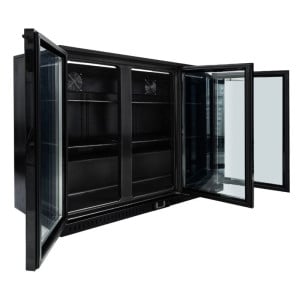 Refrigerated Back Bar Skinplate - 3 Swing Glass Doors - 328 L - Dynasteel