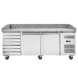Pizza-Möbel - 2 Türen und 7 Schubladen - Dynasteel