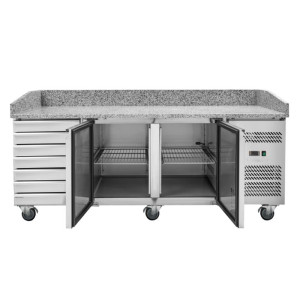 Pizza Cabinet - 2 Doors and 7 Drawers - Dynasteel