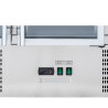 Compact Refrigerated Pizza Cabinet - 3 Glass Doors - Dynasteel