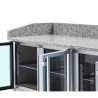 Kompakter Kühlschrank für Pizza - 3 Glastüren - Dynasteel