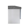 Kompakter Kühlschrank für Pizza - 3 Glastüren - Dynasteel