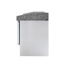 Kompakter Kühlschrank für Pizza - 3 Glastüren - Dynasteel