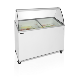 Vitrine à Crème Glacée TEFCOLD - Stockage Optimal & Présentation Élégante