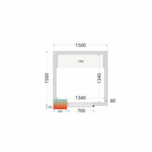 Kühlraumplatte TEFCOLD - Isolierung 80mm