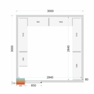 TEFCOLD Cold Room Panels | 80 mm Insulation