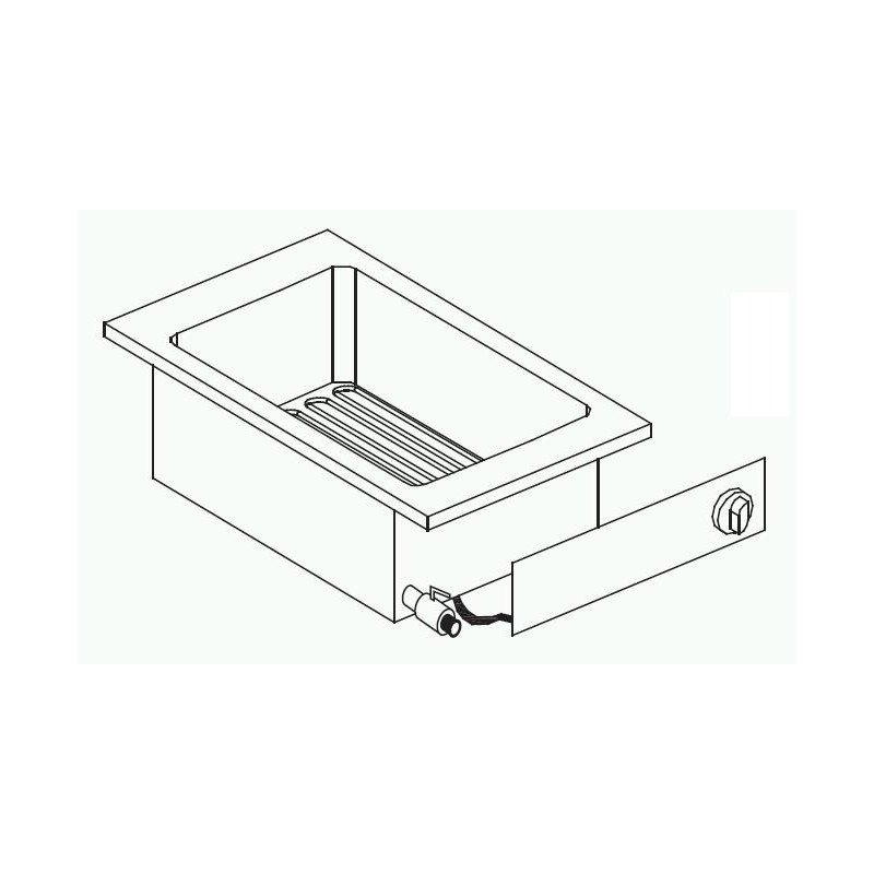 Drop-In Electric Built-In Fryer 10L - Combisteel