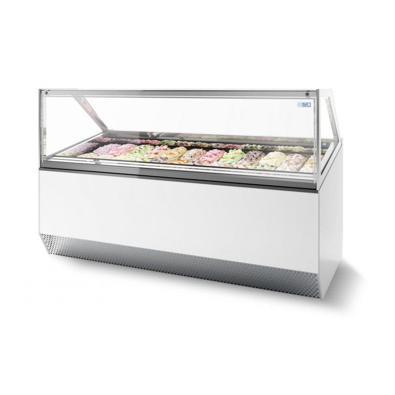 Millenium Ice Cream Display - 16 x 5 L CombiSteel - Efficient Professional Equipment