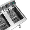 Professional Fryer 2 x 13 L with Drainage - Dynasteel: Performance and durability for your kitchen