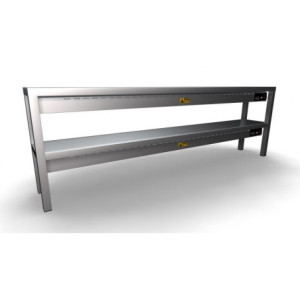 Ceramic Warming Shelf 2 Levels CombiSteel - L 2000 x D 300 mm