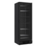 Black Negative Refrigerated Cabinet - 1 Glass Door - 382 L - CombiSteel