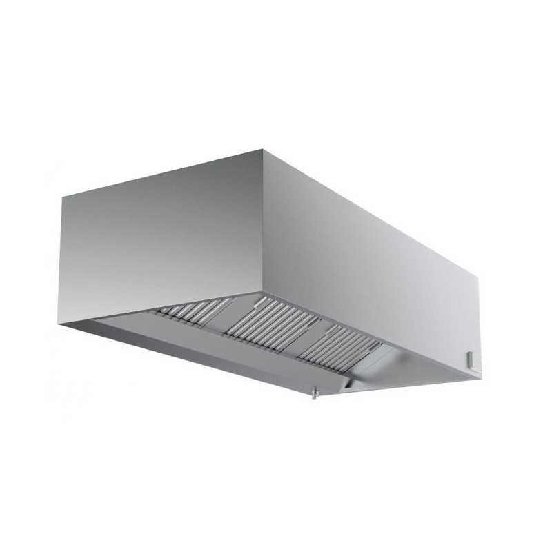 Balise Title optimisée SEO pour le produit de CombiSteel :Hotte Murale Cubique 2400mm avec Moteur LED Variateur | Restauration