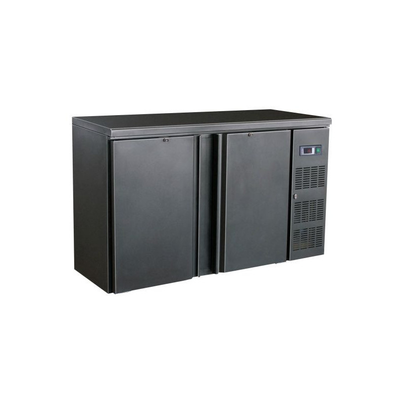 Refrigerated Back Bar 2 Doors 350 L - Combisteel - Black - CHR