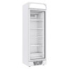 White Negative Refrigerated Cabinet 382L 1 Glass Door CombiSteel