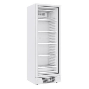 Armoire Réfrigérée Négative Blanche - 1 Porte Vitrée - 382 L - CombiSteel