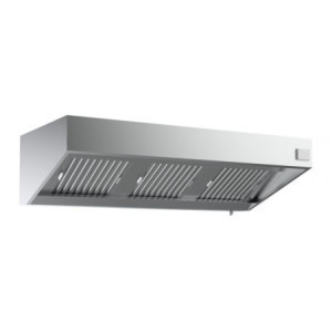 Hotte Murale Complète - 2400 mm - Avec Moteur, Led et Variateur - CombiSteel