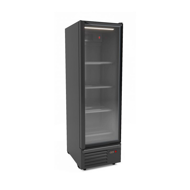 Armoire Réfrigérée Positive Porte Vitrée-Noir 550L CombiSteel: Température Optimal