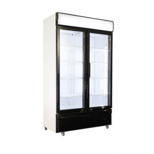 Positive Kühlvitrine - 2 Glastüren - 780 L - CombiSteel