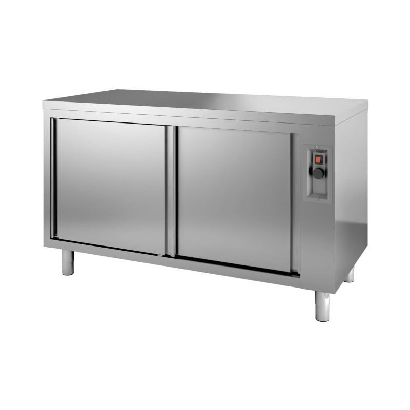 Stainless Steel Warming Cabinet 2 Doors - 1800x700 mm - High Quality