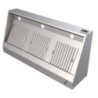 Complete Wall Hood - 2000 mm - With Motor, LED, and Dimmer - CombiSteel