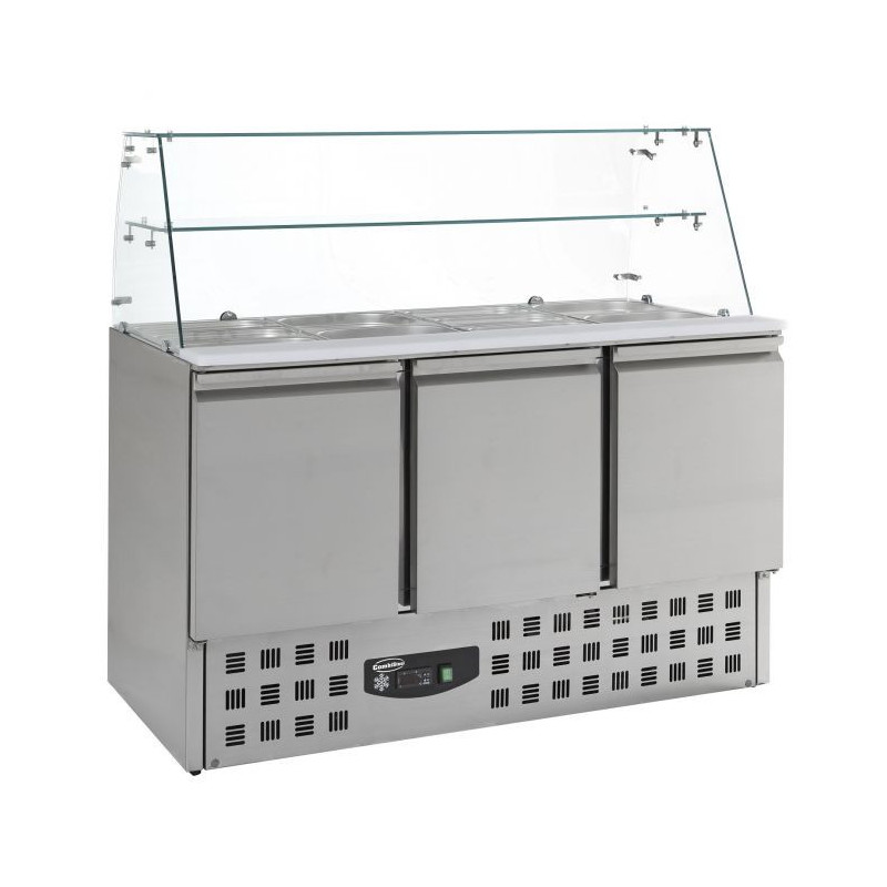 Refrigerated Saladette 3 Doors GN 1/1 - 368 L - CombiSteel - Stainless Steel