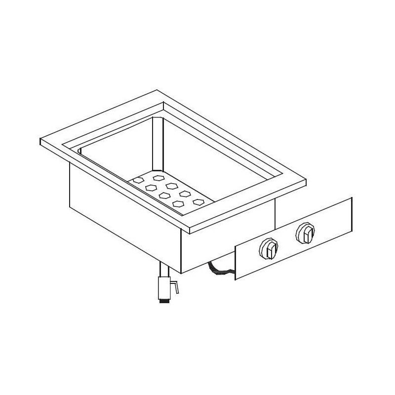 Elément de Bain-Marie Drop-In Encastrable - Performances Énergétiques Optimal